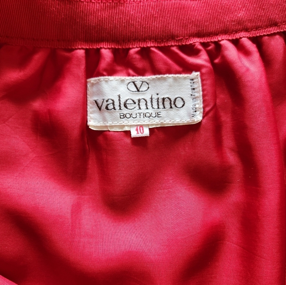 Valentino Boutique Vintage 70th-80th Midi Skirt Size 10 - Picture 6 of 10